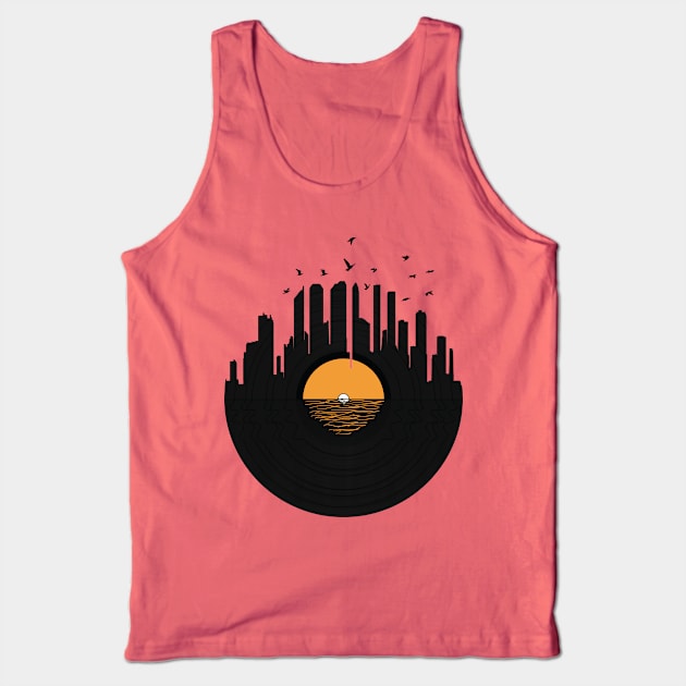 Vinyl City Tank Top by yurilobo